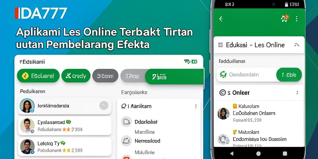 Tampilan antarmuka pengguna IDA777 yang modern dan interaktif.