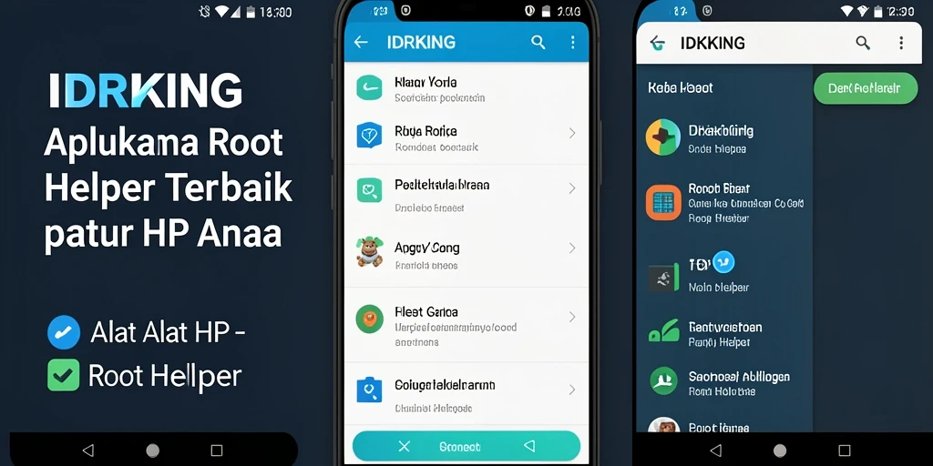 Tampilan antarmuka IDRKING yang intuitif dan mudah digunakan.