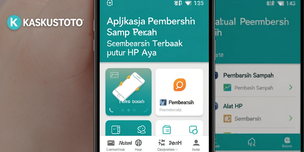 Antarmuka KASKUSTOTO menampilkan fungsi pembersihan sampah yang sederhana.