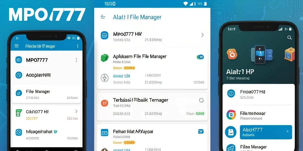 Tampilan antarmuka MPO777 yang bersih dan fungsional.